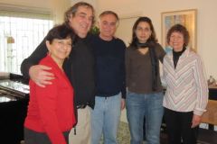 Hospitality at Nadia\'s in Ramallah with Ziad and Joyce