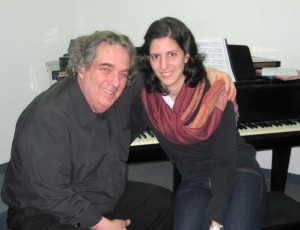 With Mona after Jerusalem master class